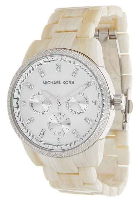 michael kors uhr schwarz weiss|Designer.